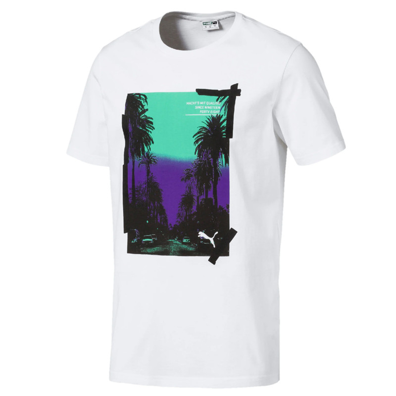 BAJU SNEAKERS PUMA Graphic Palms Photo Tee